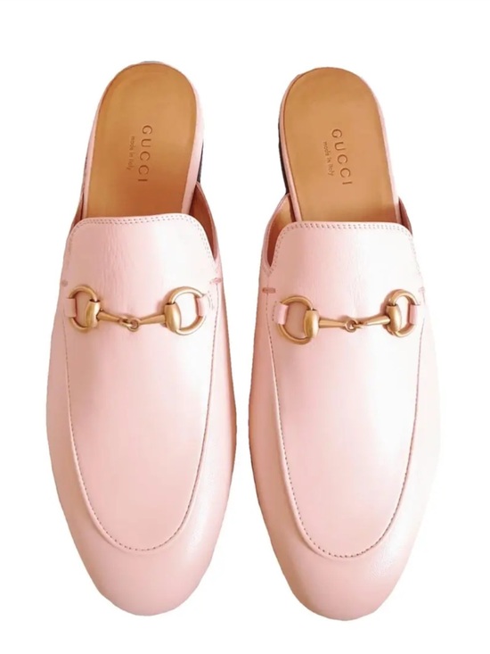Gucci Shoes - Women’s Sz. 38.5 Authentic Gucci Princeton Mules - Lt. Pink